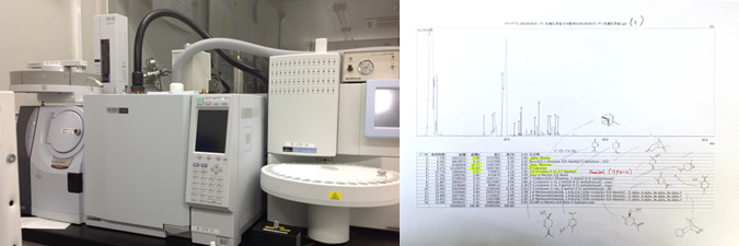 GC-MS(ガスクロマトグラフ質量分析)成分分析サービス